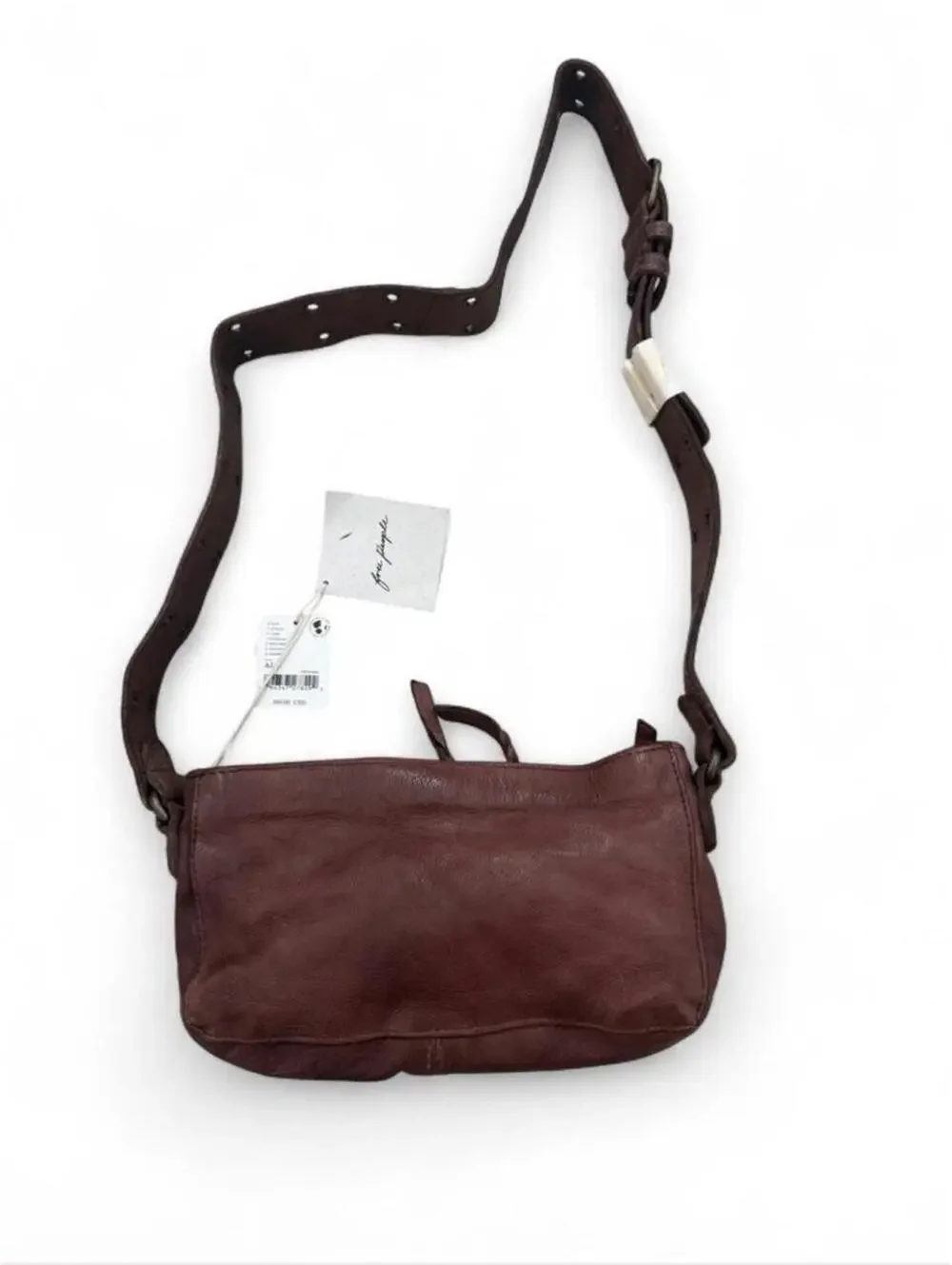 Free People Women's Brown and Burgundy Bag